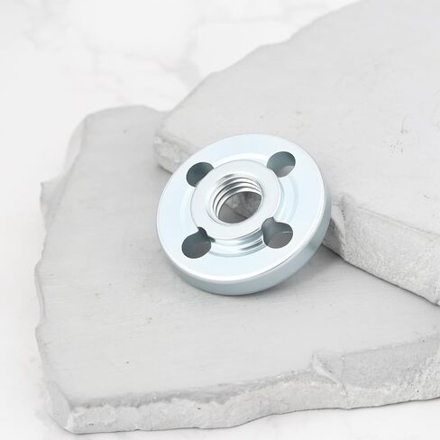 2 Pairs of Replacement Inner and Outer Flange Nut Set Compatible with Makita 9523 Angle Grinder, Durable Metal Parts in Saudi Arabia