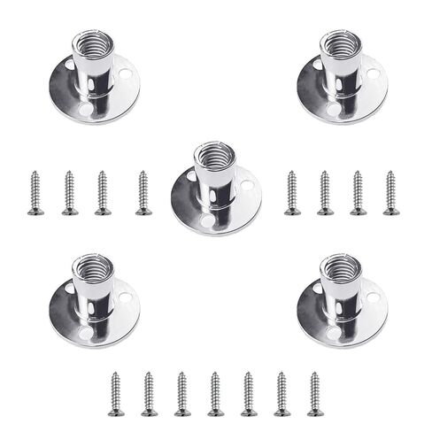 M12 Carbon Steel t Nuts for Furniture Hardware Connection Parts with Phillips Tapping Screws 12 PCS in Saudi Arabia