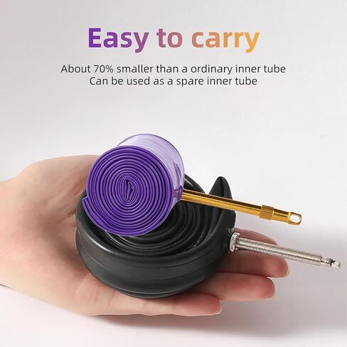 2 Packs Mountain Bike Tube Ultralight 27.5/29 Inch X 1.9/2.0/2.1/2.2/2.3/2.4/2.5 MTB Bike Tube TPU Inner Tube with 60mm Presta Valve for Bike Bicycle Tire in Saudi Arabia