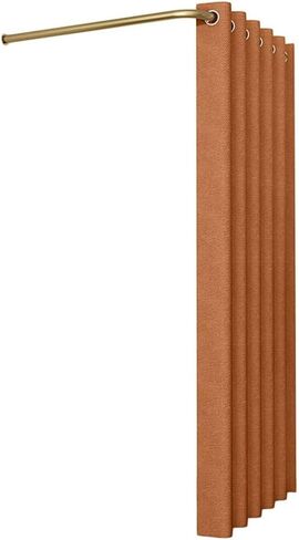 Wall-Mounted L-Shaped Dressing roomWith Roman Blind kit Space-savingPrivacy Fitting Room Easy to Instal Dressing Room(Chrome,120x120x200cm) in Saudi Arabia