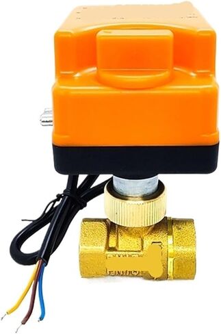 1/2 "صمام كروي نحاسي صمام كروي 3 خط 2 طريقة صمام كروي للتحكم مع مفتاح يدوي (24VDC) in Kuwait