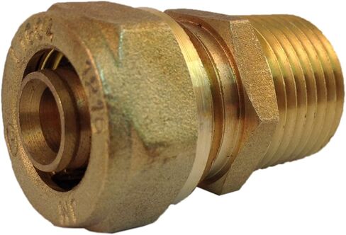 تركيبات نحاسية ذكر 1620 3/4 بوصة طرف واحد و1/2 بوصة ذكر MNPT طرف آخر (صندوق × 10) in Kuwait