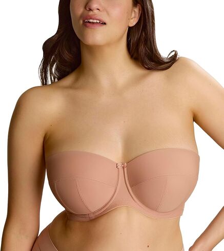 حمالة صدر Sculptresse من Panache للسيدات بدون حمالات من Dana (9670)، 42HH، أسود - أسود، 42HH in Kuwait