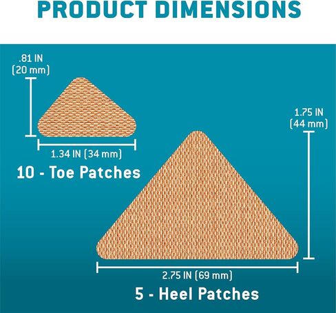 Care Science 4% Lidocaine Blister Patch, 15ct | Numbs, Cushions & Protects Blisters for Foot, Heel and Toe in Saudi Arabia