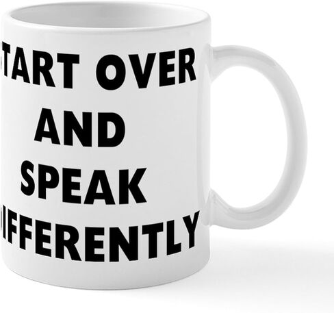 أكواب CafePress RON SWANSON QUOTE سعة 11 أونصة (325 مل) كوب قهوة من السيراميك in Saudi Arabia