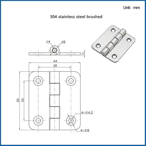 Underground Installation Hinges Stainless Steel 1Pcs in Saudi Arabia