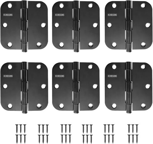 Door Hinges 3.5inch Heavy Duty Metal 270 Degree Folding 6Pcs in Saudi Arabia