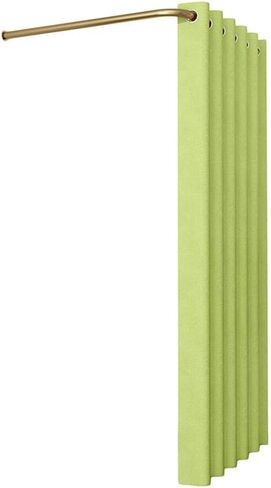 Wall-Mounted L-Shaped Dressing roomWith Roman Blind kit Space-savingPrivacy Fitting Room Easy to Instal Dressing Room(Green,90x90x200cm) in Saudi Arabia