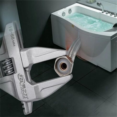 Mini Adjustable Bathroom Adjustable Wrench Strong Clamping Large Open End Multifunctional Aluminum Spanner Bathroom Repair Tool in Saudi Arabia