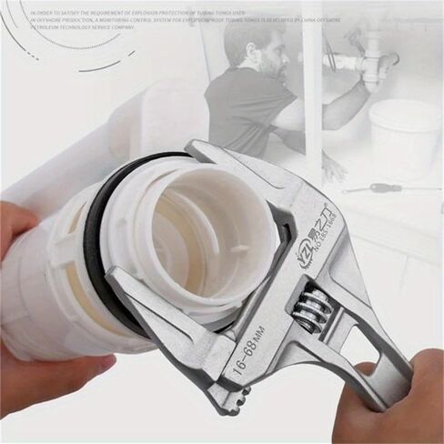 Mini Adjustable Bathroom Adjustable Wrench Strong Clamping Large Open End Multifunctional Aluminum Spanner Bathroom Repair Tool in Saudi Arabia