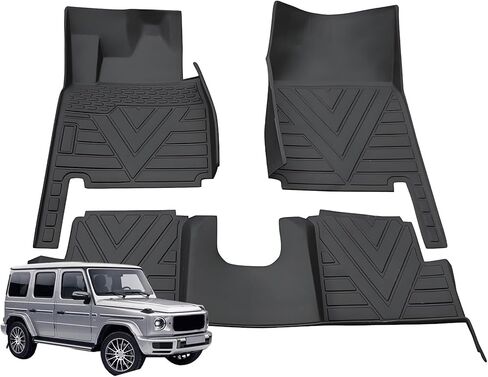 Priprilod Floor Mats Fit for Mercedes-Benz C Class W204 S204 2007-2014 All Weather Protector TPE Floor Liners Custom Fit Car Mats Non-Slip in Saudi Arabia