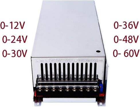 Power Supply 800W AC 220V to 0-70V 80V 100V 110V 130V Regulated Adjustable Switching Power Supply Light Adapter(100V 8A) in Kuwait