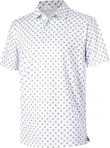 Mens Golf Polo Shirts Short Sleeve Moisture Wicking Dry Fit Performance Stretch Collared Golf Shirt for Men in Saudi Arabia