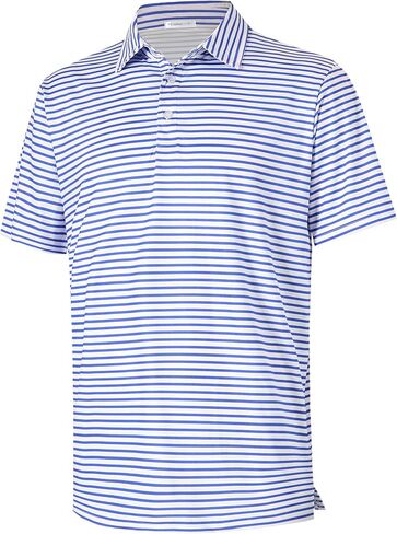 Mens Golf Polo Shirts Short Sleeve Moisture Wicking Dry Fit Performance Stretch Collared Golf Shirt for Men in Saudi Arabia