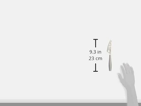 BOSKA Stainless Steel Cheese Knife - Copenhagen Nr.2 for All Types of Cheese - Multi-Functional Cheese Slicer - Handheld Slicer - Silver Non-Stick - Dishwasher Safe - for Kitchen Cooking in Kuwait
