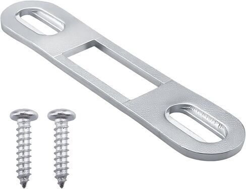 MP2097 Sliding Door Keeper for Prime-Line Door Frame,Zinc Plated Steel Mortise Latch Keeper for Sliding Patio Door Locking Hardware with Screws in Saudi Arabia