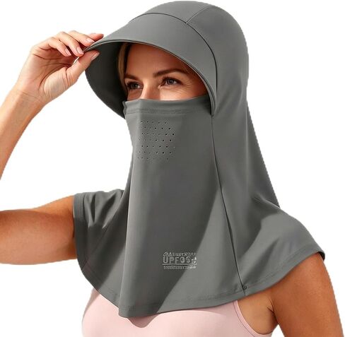 Summer Balaclava Face Mask Women with Wide Brim and Breathable Holes Full Head UV Sun Mask Cycling Motorcycle Fishing in Saudi Arabia