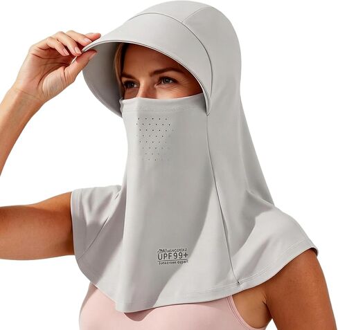 Summer Balaclava Face Mask Women with Wide Brim and Breathable Holes Full Head UV Sun Mask Cycling Motorcycle Fishing in Saudi Arabia
