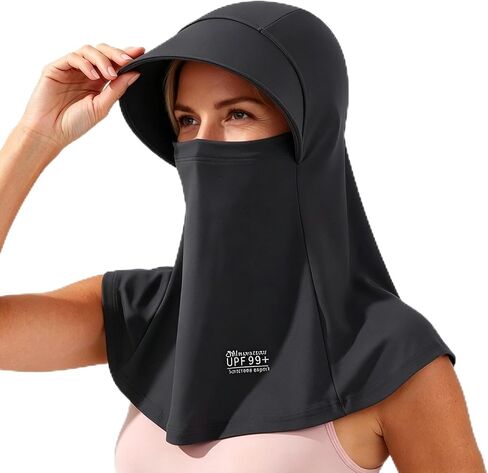 Summer Balaclava Face Mask Women with Wide Brim and Breathable Holes Full Head UV Sun Mask Cycling Motorcycle Fishing in Saudi Arabia