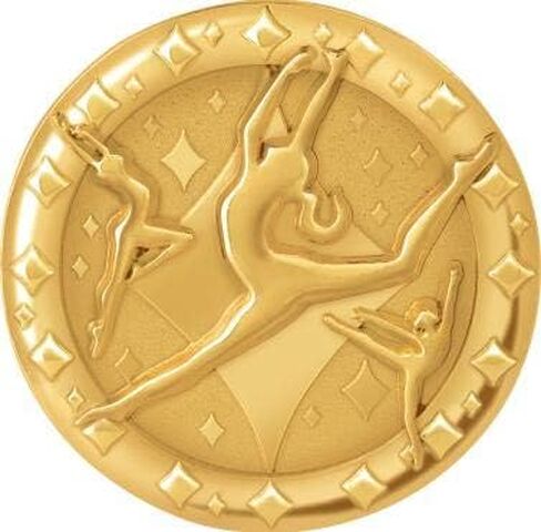 دبابيس الرقص من Crown Awards باللون الذهبي، ودبابيس الرقص لدبابيس Dancer Trading Prime in Kuwait