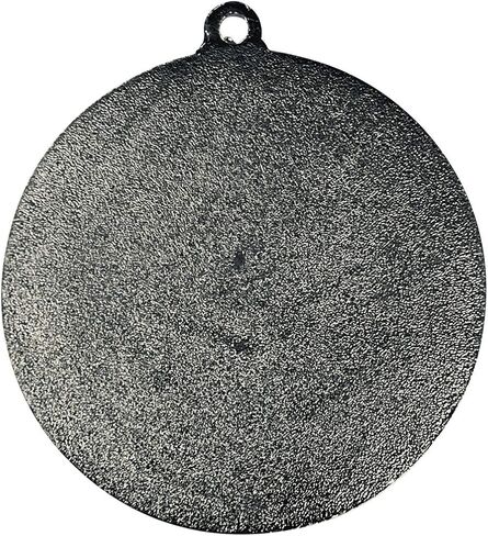 Express Medals Silver Cross Country Medals Trophy Award with Neck Ribbons - (Pack of 10) in Saudi Arabia