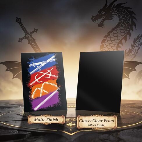 أكمام بطاقات MTG - 4 أسلحة - أكمام قائد 100 قيراط EDH لـ Magic The Gathering in Kuwait