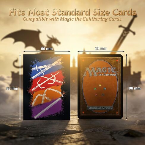 أكمام بطاقات MTG - 4 أسلحة - أكمام قائد 100 قيراط EDH لـ Magic The Gathering in Kuwait