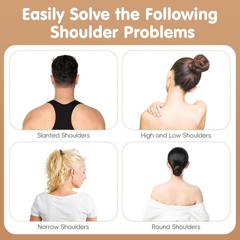 Shoulder Pads, 2 Pairs Invisible Silicone Shoulder Pads for Womens Clothing, Reusable Push-up Pad for Boost Comfort and Posture with Natural - Breathable Anti-Slip Enhancer for Dress & T-shirt & Sweater in Saudi Arabia