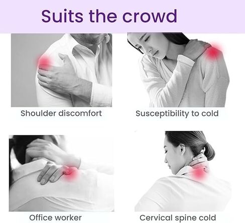 Warm Shoulder Shawl Cape Elderly Protective Soft Neck Heat Wrap Shoulder Warming Pad Thickened Wheelchair Care Shawl Blanket in Saudi Arabia