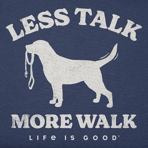 Life is Good Women's Less Talk More Walk Long Sleeve Crusher Tee in Saudi Arabia