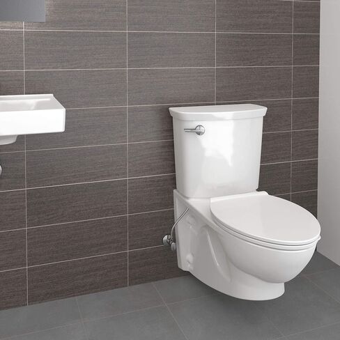 American Standard 2882107.020 Glenwall VorMax مرحاض طويل معلق على الحائط مع رافعة رحلة اليد اليسرى، 1.28 gpf، أبيض in Kuwait