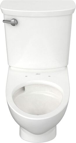 American Standard 2882107.020 Glenwall VorMax مرحاض طويل معلق على الحائط مع رافعة رحلة اليد اليسرى، 1.28 gpf، أبيض in Kuwait