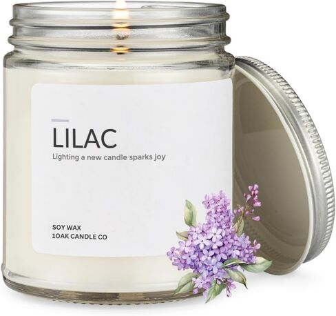 شمعة عشبة الليمون 1OAK - شموع الصويا المعطرة للمنزل - قسط طويل الاشتعال - مصبوبة يدويًا (7 أونصة) in Kuwait