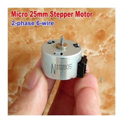N150805 25mm Stepping Stepper Electronic Starter DC 24V 2-Phase 6-Wire 18 Degree Large Torque in Saudi Arabia