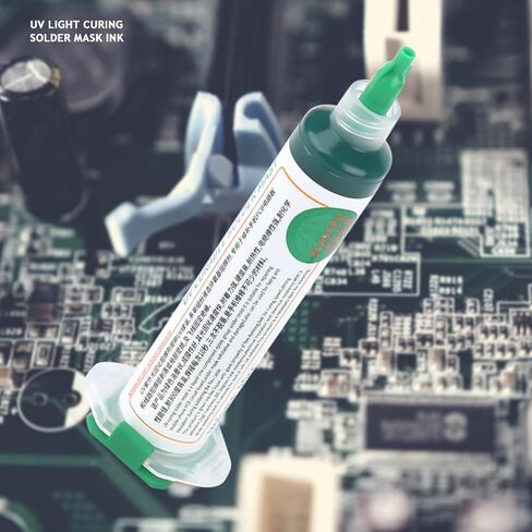 قناع لحام، قطعتان من حبر قناع اللحام المعالج بالأشعة فوق البنفسجية PCB، حبر مقاوم لحام أخضر لإصلاح PCB لجهاز الكمبيوتر المحمول in Saudi Arabia