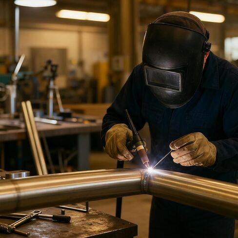 Upgraded Stainless Steel TIG Welding Rods ER308L,1/16" x 16" TIG Filler Rod, 1 LB Stainless Steel Welding Wire, Low Splatter & Corrosion Resistant TIG Welding Accessories (1/16" x 16") in Saudi Arabia