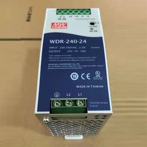 WDR-240-24 240 واط مخرج واحد مصدر طاقة السكك الحديدية الصناعية DIN WDR-240 24V 10A in Kuwait
