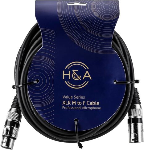 Behringer C-2 Matched Studio Cardioid Condenser Microphones, Pair, Bundle with 2X H&A 25' XLR Microphone Cable in Saudi Arabia