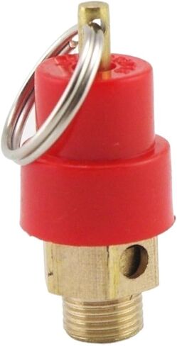 5 Pcs 0.8Mpa 8kg 1/4" BSPT Air Compressor Pressure Relief Valve Safety Release Valve in Saudi Arabia