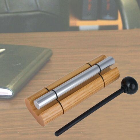مجموعة Woodstock Chimes Signature Collection Woodstock Zenergy Chime، 5 بوصات، منفرد، طاقات شرقية صغيرة للتوعية والتأمل والاسترخاء (ZENERGY1) in Kuwait
