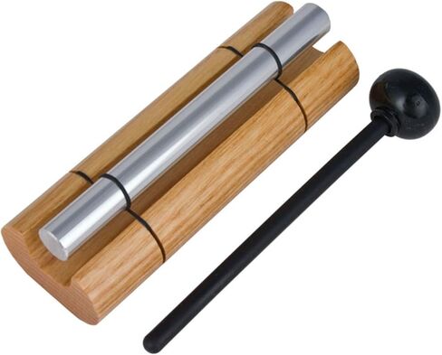 مجموعة Woodstock Chimes Signature Collection Woodstock Zenergy Chime، 5 بوصات، منفرد، طاقات شرقية صغيرة للتوعية والتأمل والاسترخاء (ZENERGY1) in Kuwait