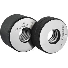 1SET(1*GO+1*NOGO) 2A Left Hand American Standard Fine Thread Ring Gauge UNC UNF UNS Measure Tool(4-40UNC-2A LH T Z) in Saudi Arabia