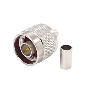 1 Piece N Type Male Crimp coaxial Connector in Saudi Arabia