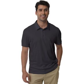 Men's Short Sleeve Polo Shirt for Summer Breathable Athletic Golf Shirts Lightweight 3-Botton Casual Work T-Shirts in Saudi Arabia