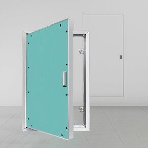 Drywall Access Panel - Concealed Inspection Door, 120° Swing for Effortless Access, Perfect for Electrical, Plumbing &, Size 45x80CM (18x32IN) in Kuwait