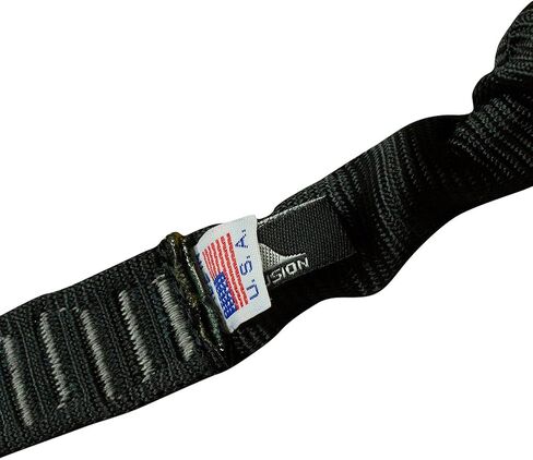 Shock Absorbing Lanyard Snap Hook - Fusion Climb®- (5,000 LBS Rated) Professional SAL Kong Frog - for Mountaineering, Fall Protection, Roofing, Construction, Safety Lanyard - Frog Snap Hook - 48in. in Saudi Arabia