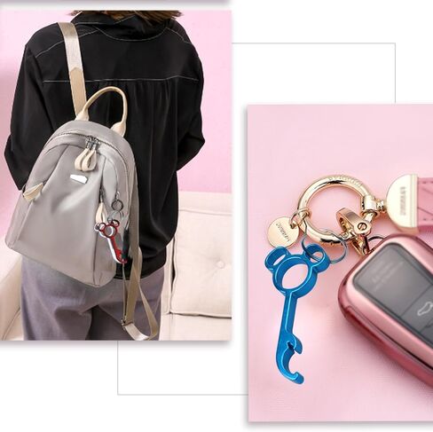 5 pack Mouse Bottle Openers Keychain Key Fob Bag Charm Mouse Shaped Bottle Openers DCL Fish Extender in Saudi Arabia