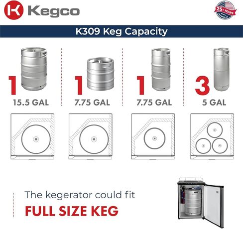 Kegco K309B-2 صنبور مزدوج رقمي أسود in Saudi Arabia