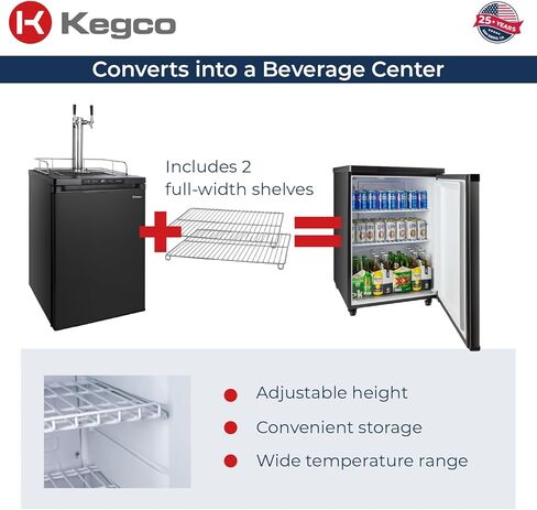 Kegco K309B-2 صنبور مزدوج رقمي أسود in Saudi Arabia
