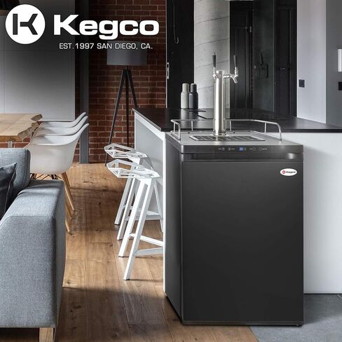 Kegco K309B-2 صنبور مزدوج رقمي أسود in Saudi Arabia